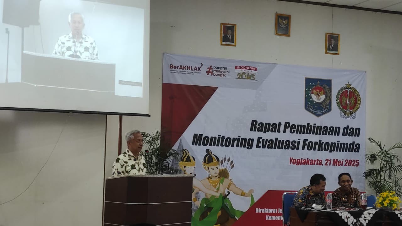 Rapat Pembinaan dan Monitoring Evaluasi Forkopimda