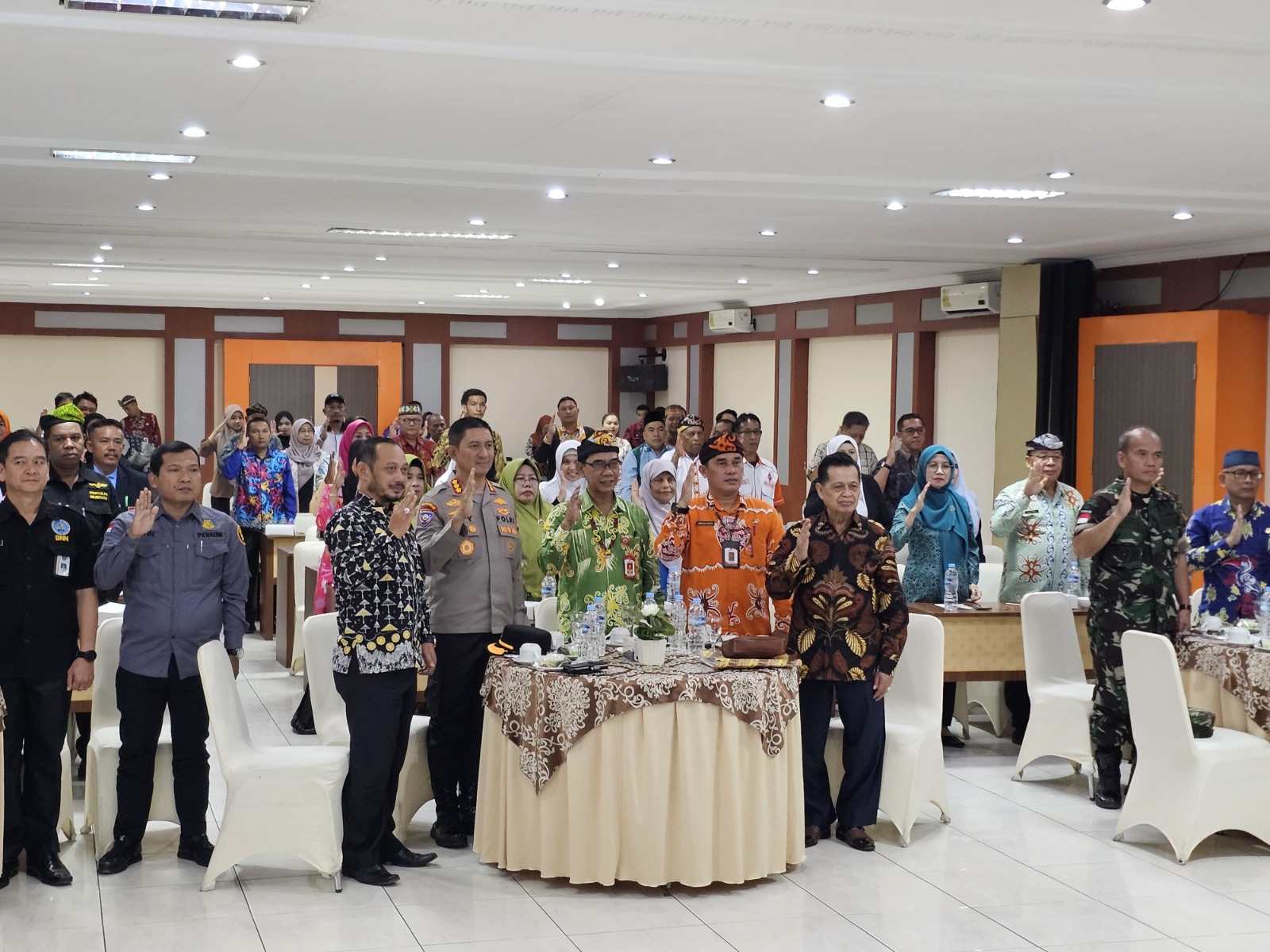 Pengukuhan Duta Pancasila Paskibraka Indonesia (DPPI) Kalimantan Utara dan Sosialisasi Pemberdayaan Ormas pada Penyelenggaraan Kewaspadaan Dini melalui Platform POKUS KALTARA